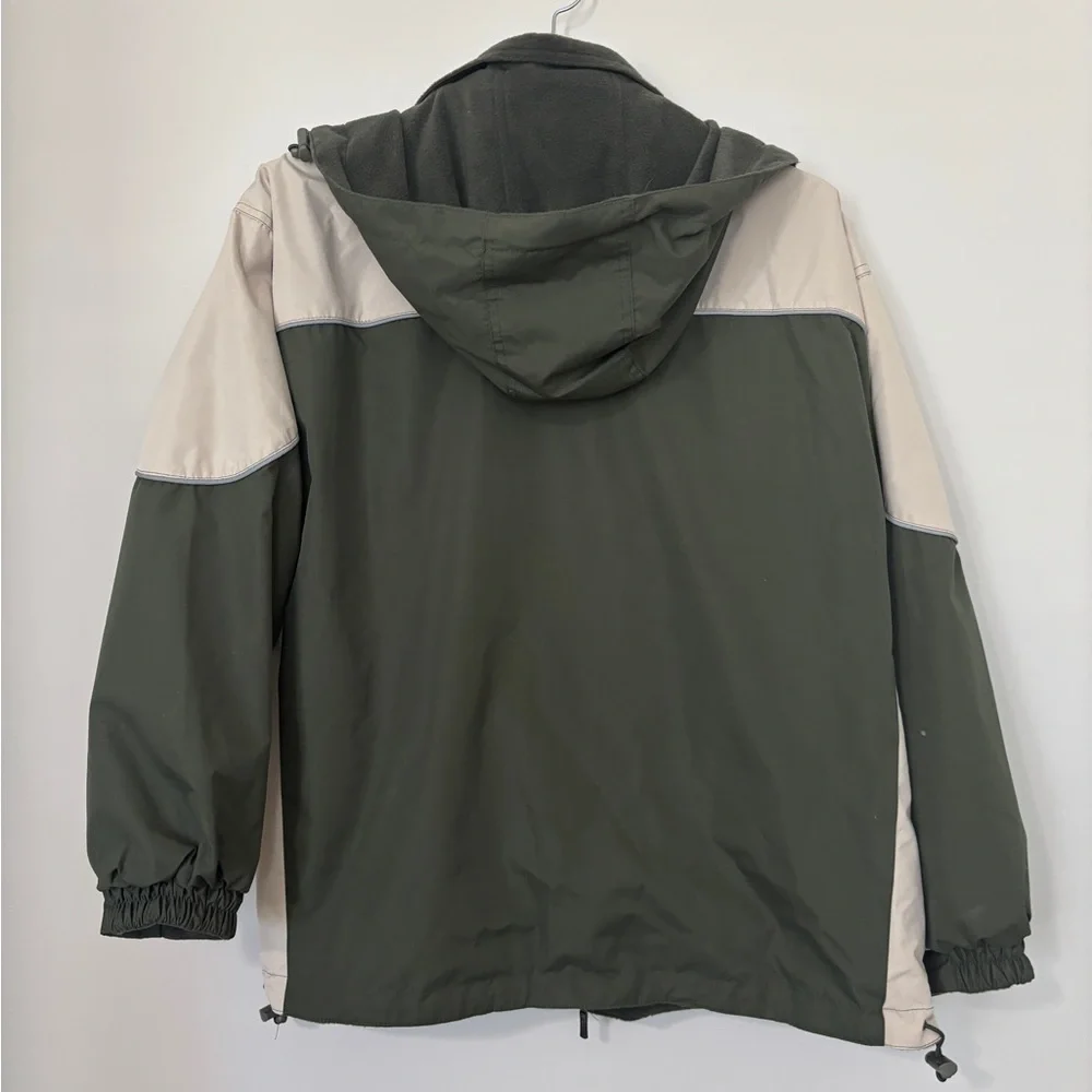 NWOT - BlueRidge Parkway Reversible Jacket Green Embroidered Graphic Size S - Picture 3 of 6